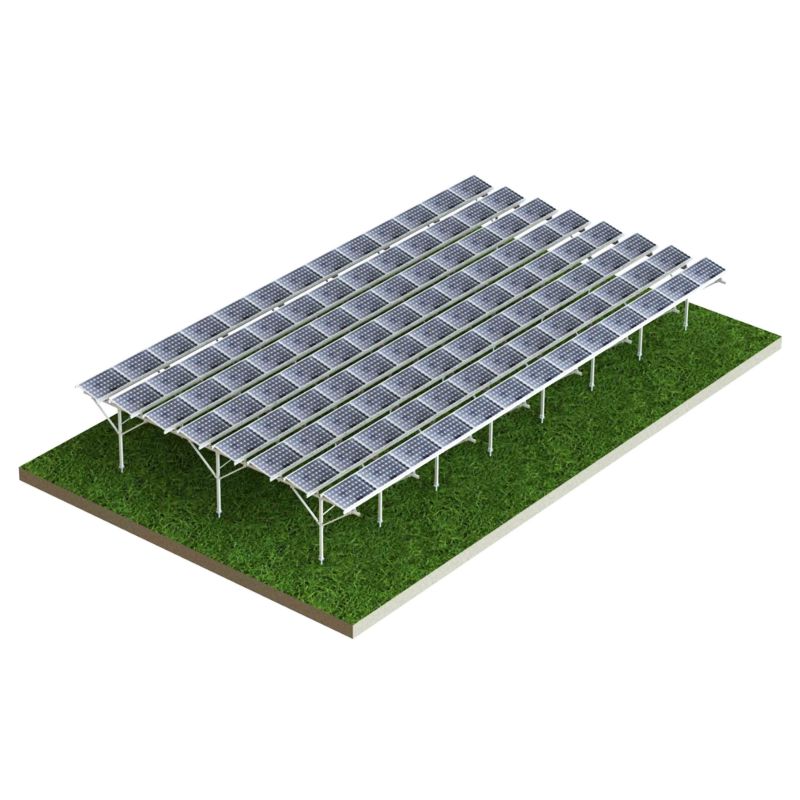 Aluminium Solar Ground Bracket Solpanel Farm Monteringssystem